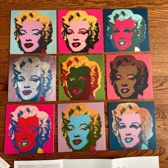 9 Marilyn Monroe prints. Andy Warhol - Corbis Luminaries Library - Picture 8 of 16